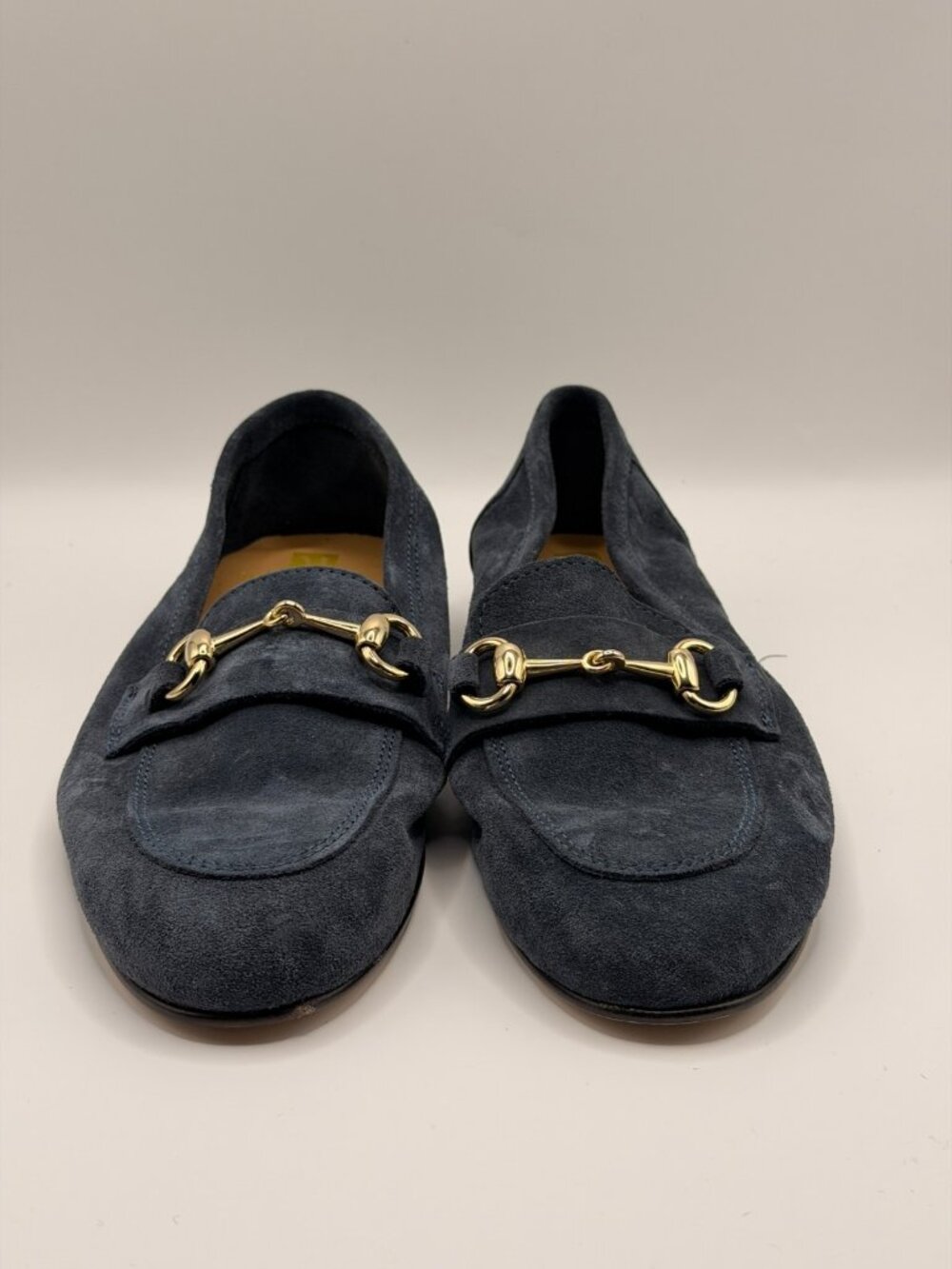 Bruno Magli Women Cassie Bit Navy Suede Loafer Sz 7.5 - Picture 5 of 9